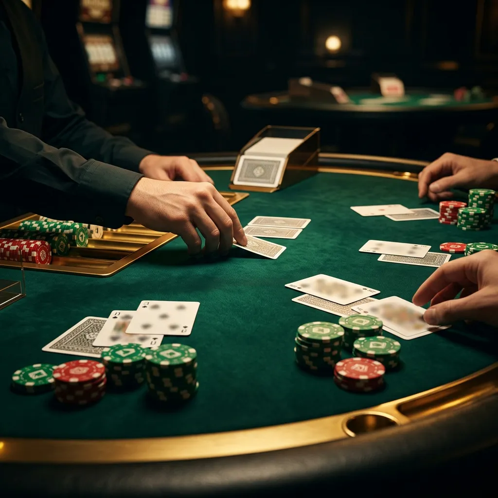 Table artwork for each live dealer card, matching the tables list order