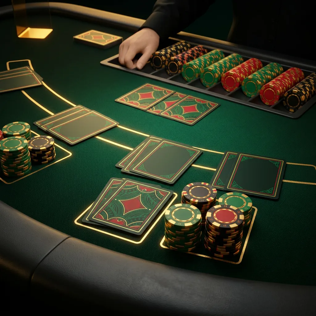 Table artwork for each live dealer card, matching the tables list order